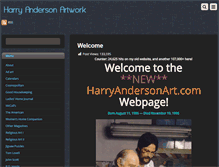 Tablet Screenshot of harryandersonart.com